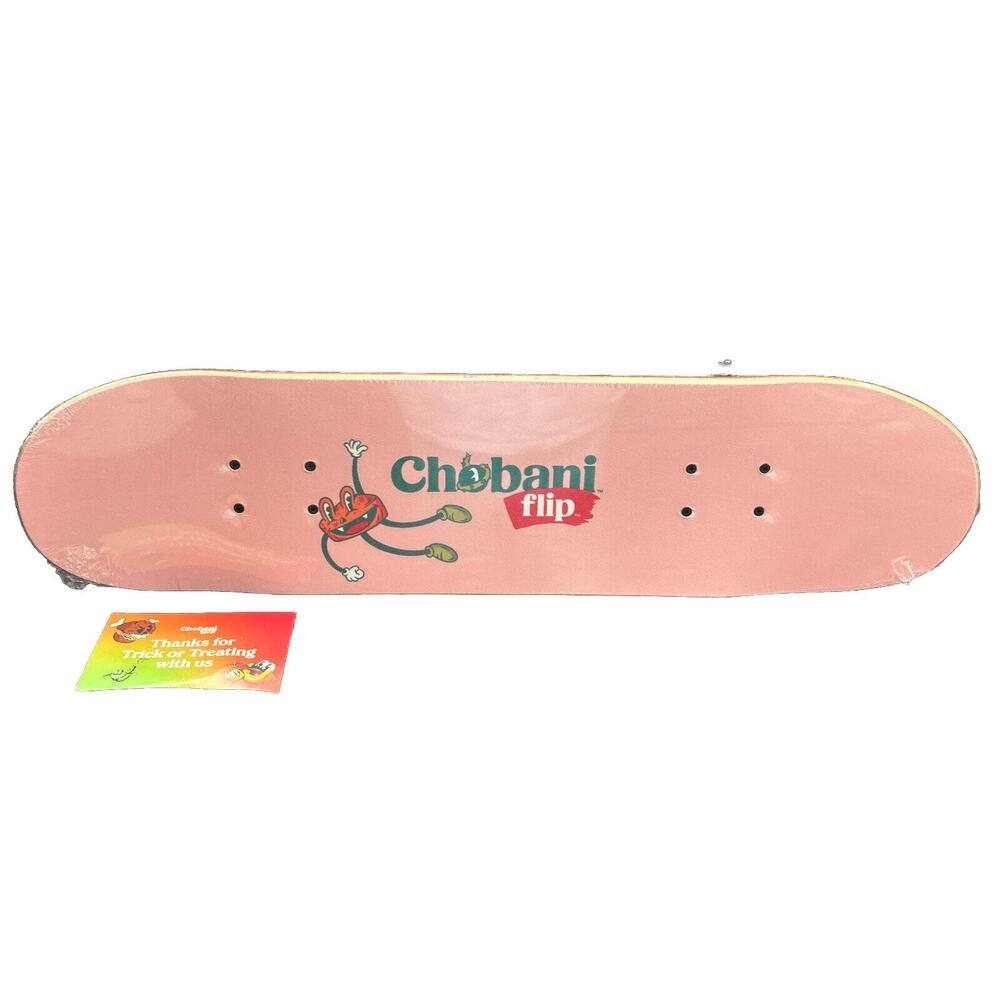 CHOBANI Flip Skateboard RARE Promo Full Size New In Plastic